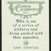 Sari Maritza.