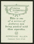 Adrienne Allen.