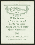 Boots Mallory.