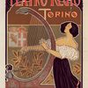Affiche italienne pour le "Théâtre royal de Turin"