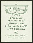 Elizabeth Allen.