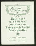 Joan Marsh.