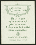 Madge Evans.