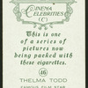 Thelma Todd.