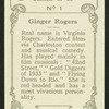 Ginger Rogers.