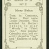 Mary Brian.