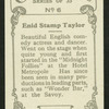 Enid Stamp-Taylor.