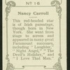 Nancy Carroll.
