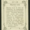 Myrna Loy.
