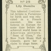 Lily Damita.