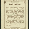 Joel McCrea.