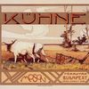 Affiche tchèque pour la "Maison Kühnee"