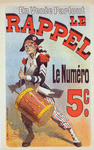 Affiche pour le journal "Le Rappel".