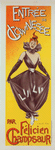 Affiche pour une "Entrée de Clownesse", par Félicien Champsaur.