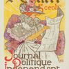 Affiche pour le journal "l'Éclair".