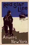 Affiche belge "Red Star Line".