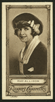 May Allison.