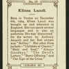 Elissa Landi.
