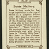 Boots Mallory.