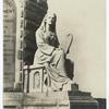 Statue of Morality on National Monument, Plymouth.