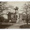 Washington monument by Crawford. With view of Capitol. Richmond.