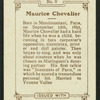 Maurice Chevalier.