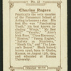 Charles (Buddy) Rogers.