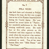 Pola Negri.