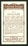 Rockliffe Fellowes.