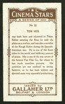 Tom Mix.