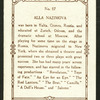 Nazimova.