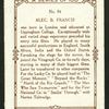 Alec B. Francis.