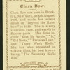 Clara Bow.