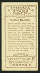 Esther Ralston.