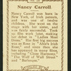 Nancy Carroll.