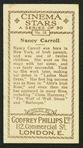 Nancy Carroll.