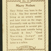 Mary Nolan.