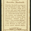 Dorothy MacKaill.