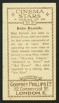 Bebe Daniels.