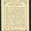 Esther Ralston.