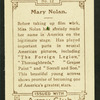 Mary Nolan.