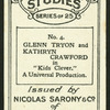 Glenn Tryon & Kathryn Crawford.