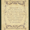 Jerusalem.