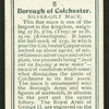 Silver-gilt mace, Colchester.