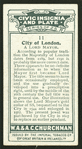Lord Mayor, London.