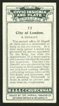 Sheriff, London.