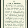 City sword-bearer, London.