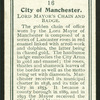 Lord Mayor's chain & badge, Manchester.