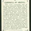 Campbell of Argyll.