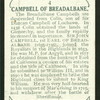 Campbell of Breadalbane.